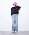 【先行予約10%OFFクーポン対象|10/23より順次発送】Little New York バックプリントデニムワイドパンツ レディース商品サムネイル-15