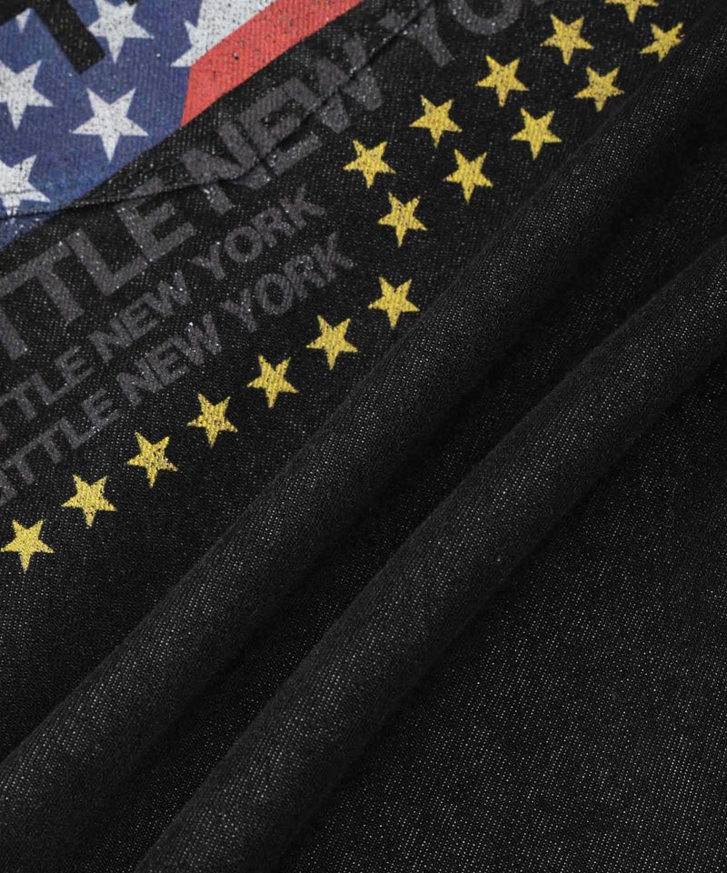 【先行予約10%OFFクーポン対象|10/23より順次発送】Little New York バックプリントデニムワイドパンツ レディース商品画像-23