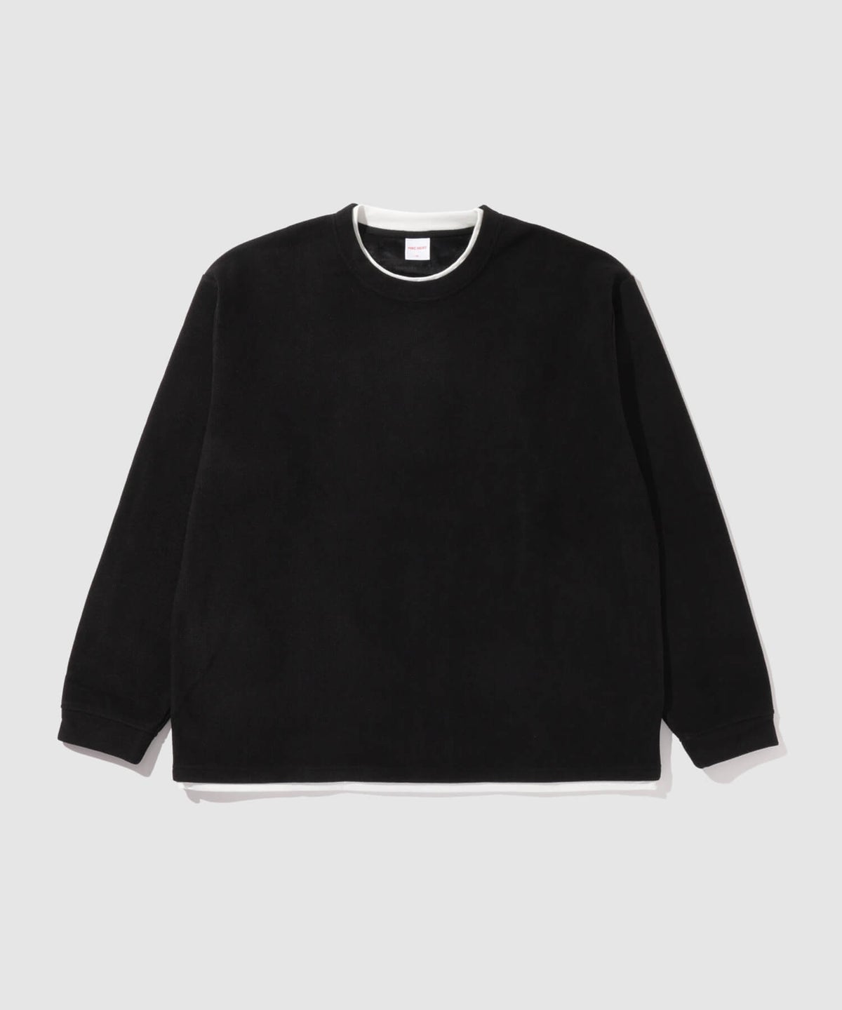 NAVY MAC HEAT トロリ サーマル 裏ボアクルーネックカットソー メンズ