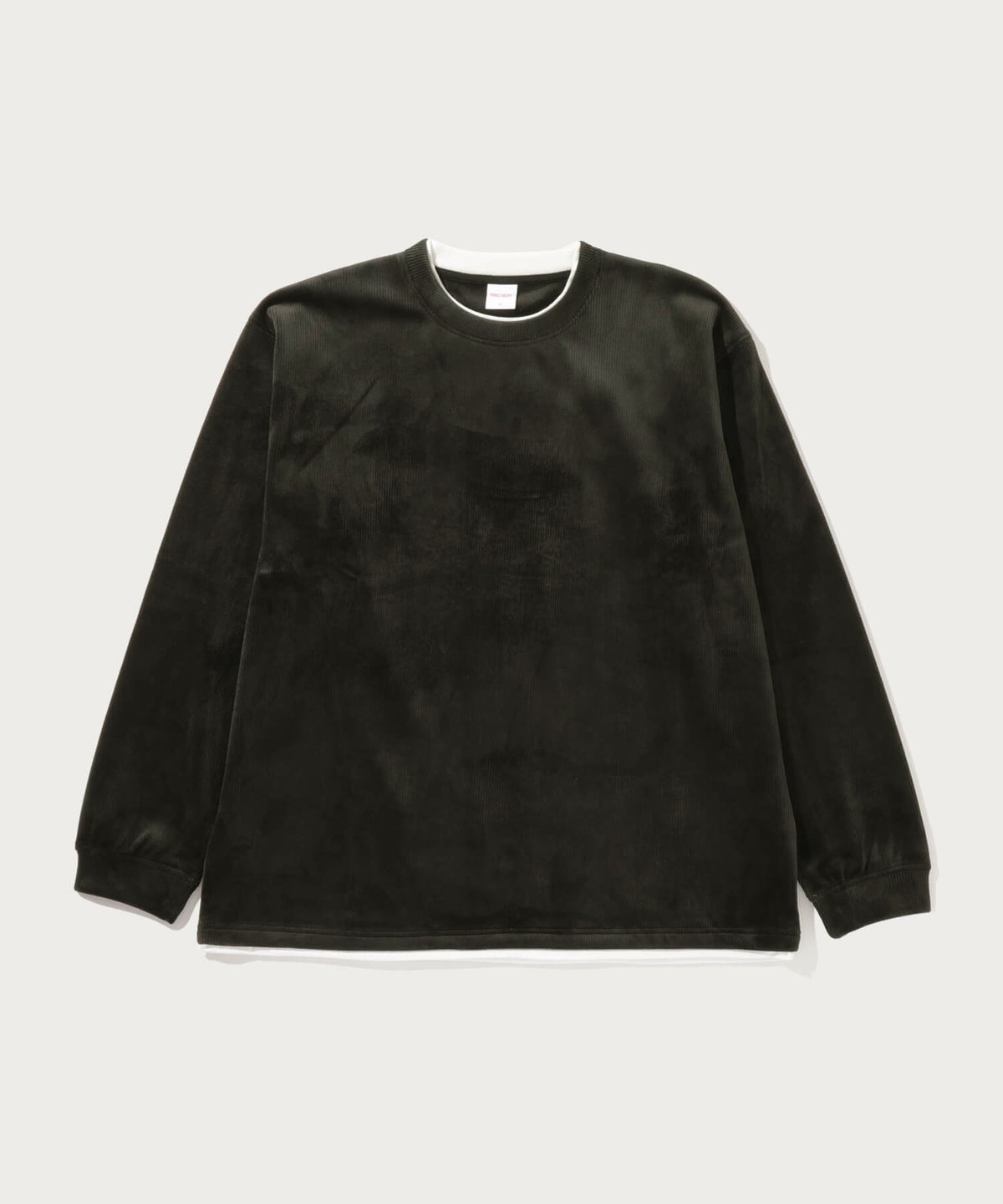 NAVY MAC HEAT トロリ カットコール 裏ボアクルーネックカットソー メンズ
