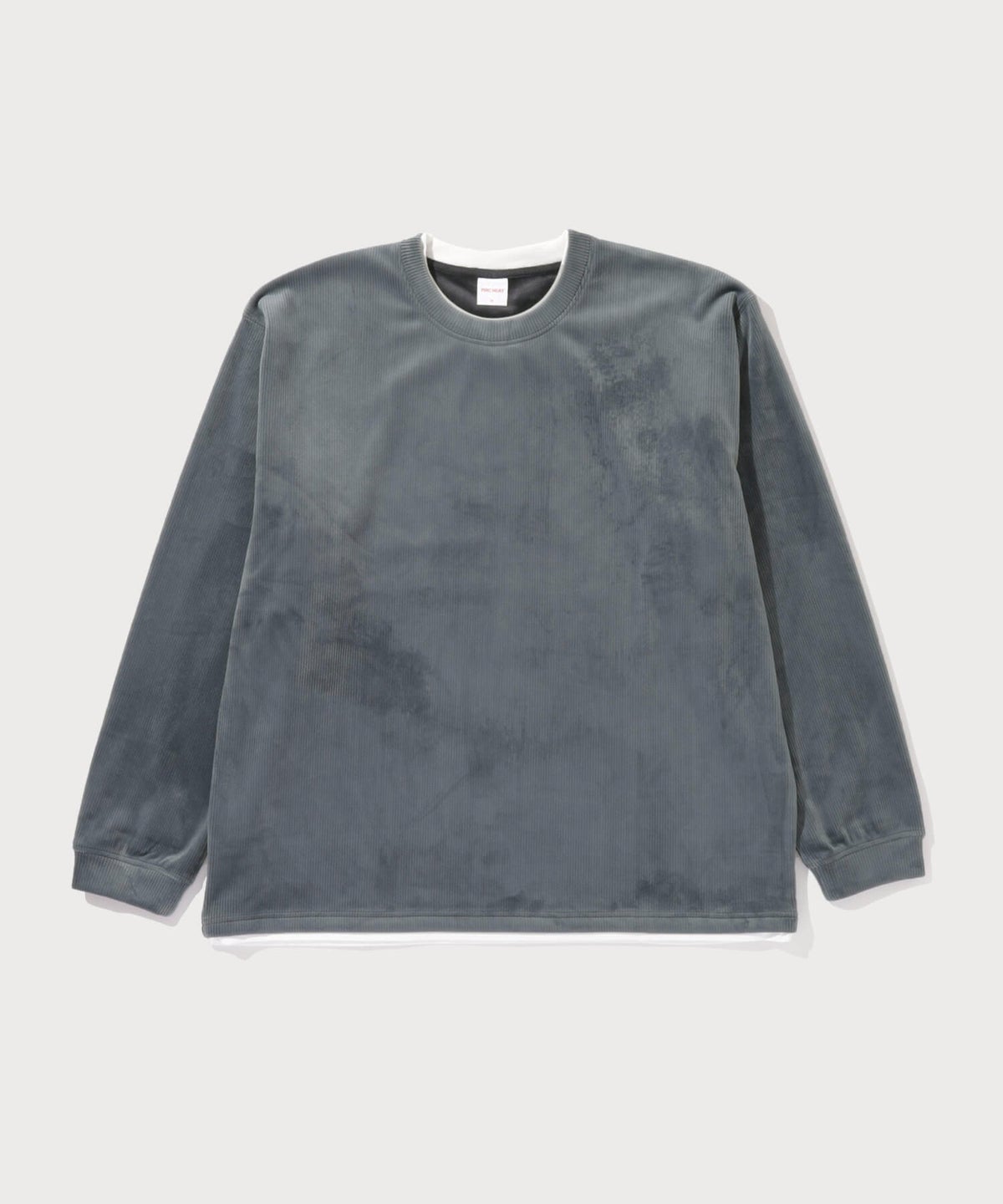 NAVY MAC HEAT トロリ カットコール 裏ボアクルーネックカットソー メンズ