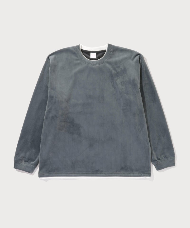NAVY  MAC HEAT トロリ カットコール 裏ボアクルーネックカットソー メンズ商品画像-3