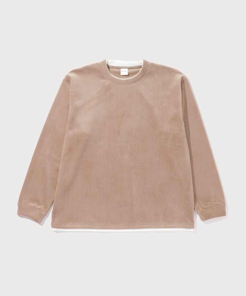 NAVY MAC HEAT トロリ カットコール 裏ボアクルーネックカットソー メンズ商品画像-4