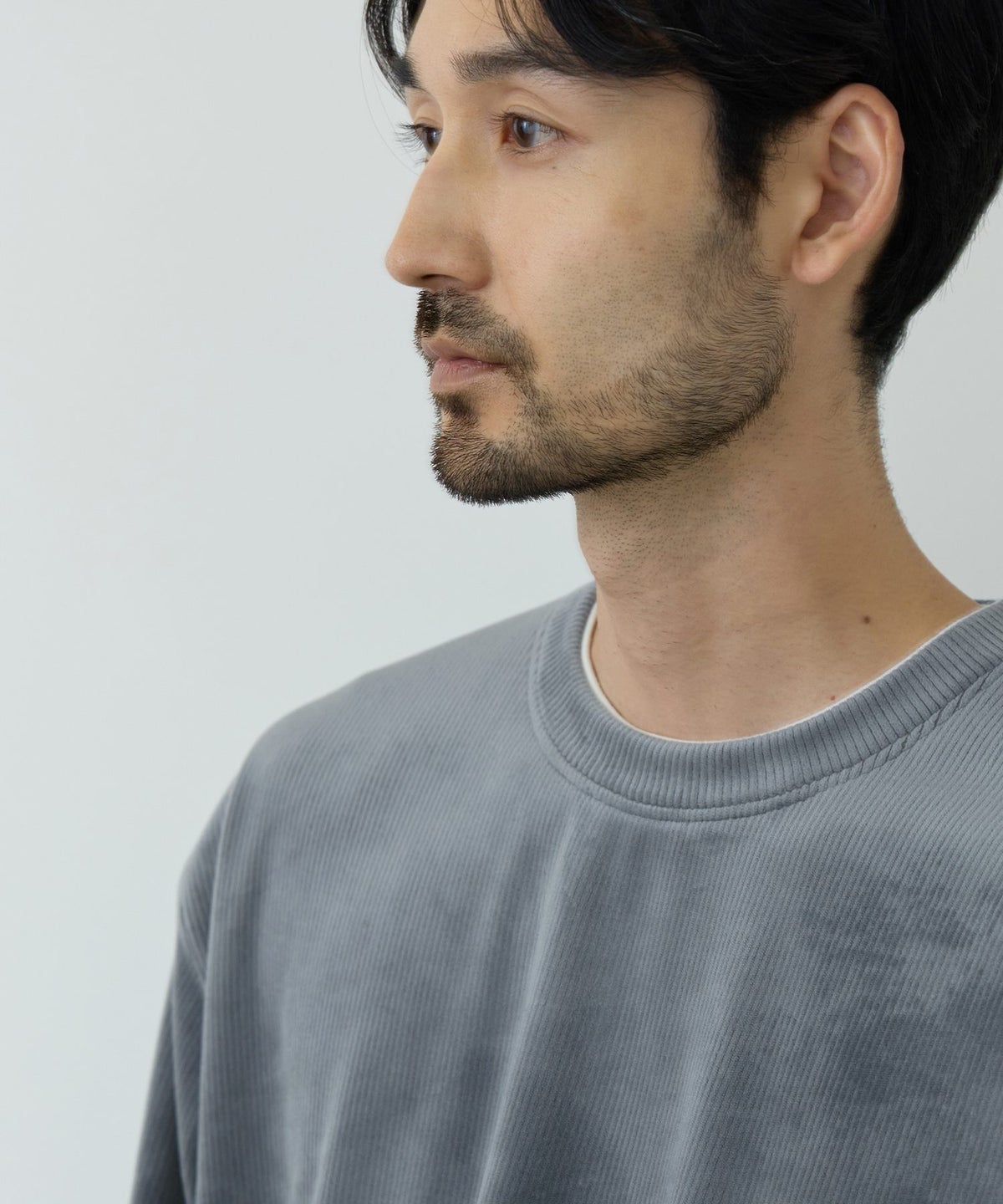 NAVY MAC HEAT トロリ カットコール 裏ボアクルーネックカットソー メンズ