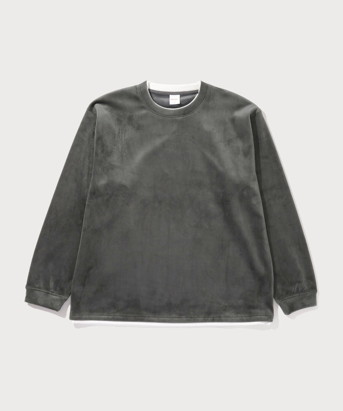 NAVY MAC HEAT トロリ カットコール 裏ボアクルーネックカットソー メンズ