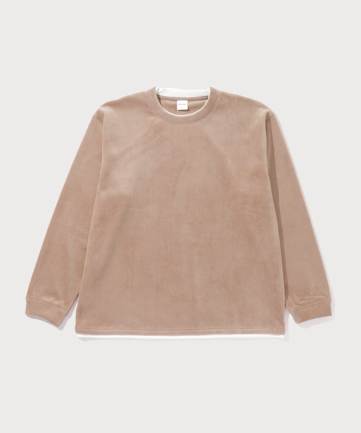 NAVY MAC HEAT トロリ カットコール 裏ボアクルーネックカットソー メンズ
