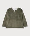 NAVY MAC HEAT トロリ スムース 裏ボアキーネックカットソー メンズ商品サムネイル-3