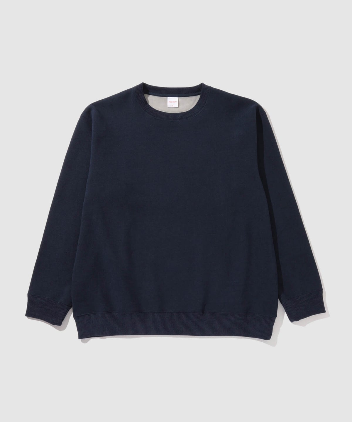 NAVY MAC HEAT トロリ 鹿の子 裏ボアクルーネックカットソー メンズ