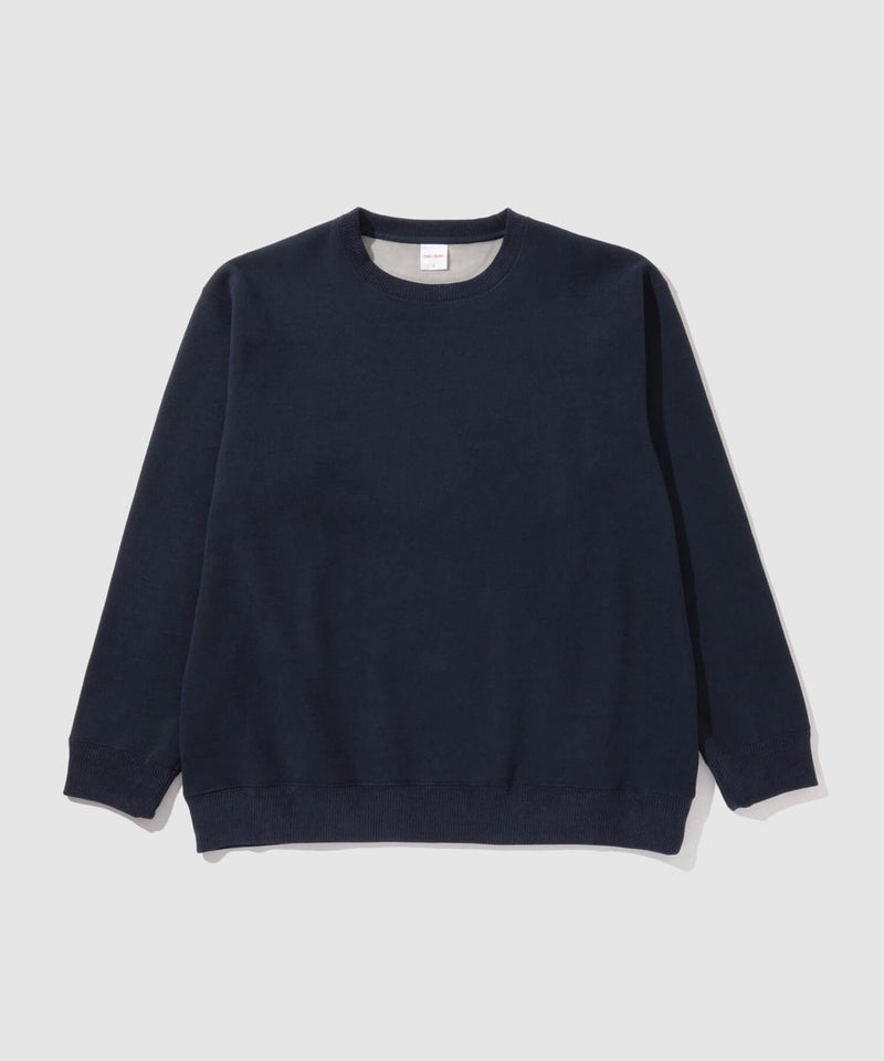 NAVY  MAC HEAT トロリ 鹿の子 裏ボアクルーネックカットソー メンズ商品画像-4