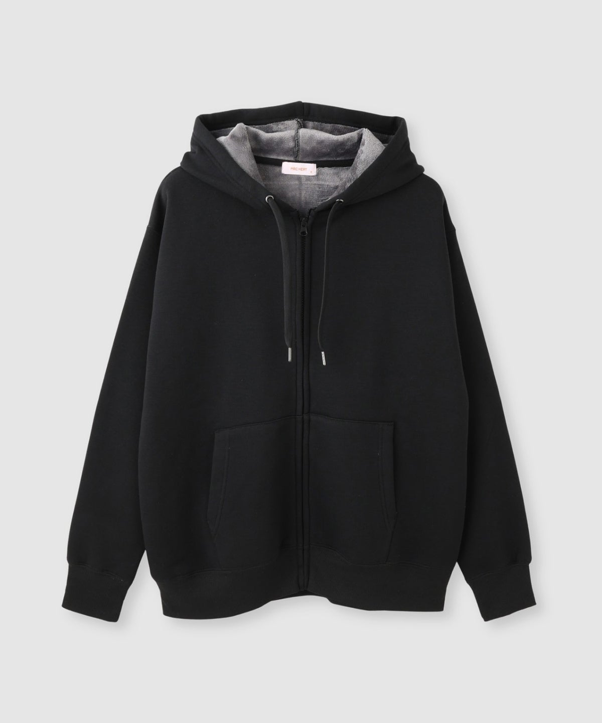 NAVY MAC HEAT 裏シャギージップパーカー リラックスシルエット レディース