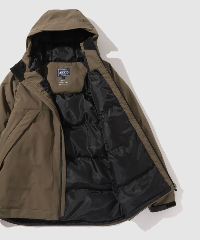 NAVY ファイバーダウン フィールドフードジャケット メンズ商品画像-7