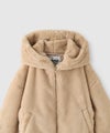 RICH MIX  ふわふわファージャケット フード付き キッズ商品サムネイル-4