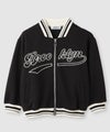 NAVY ロゴ切替ポンチスタジャン キッズ