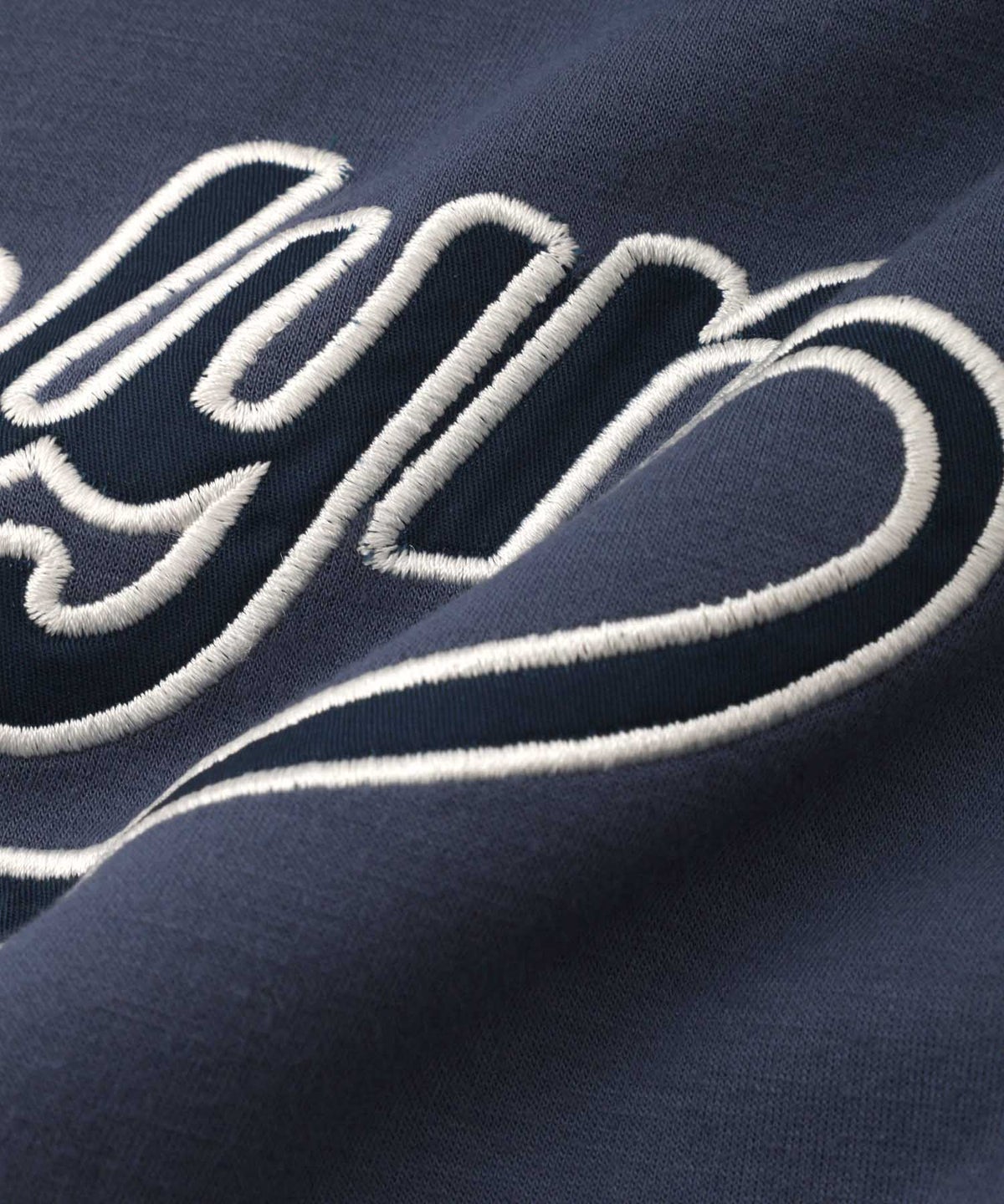NAVY ロゴ切替ポンチスタジャン キッズ