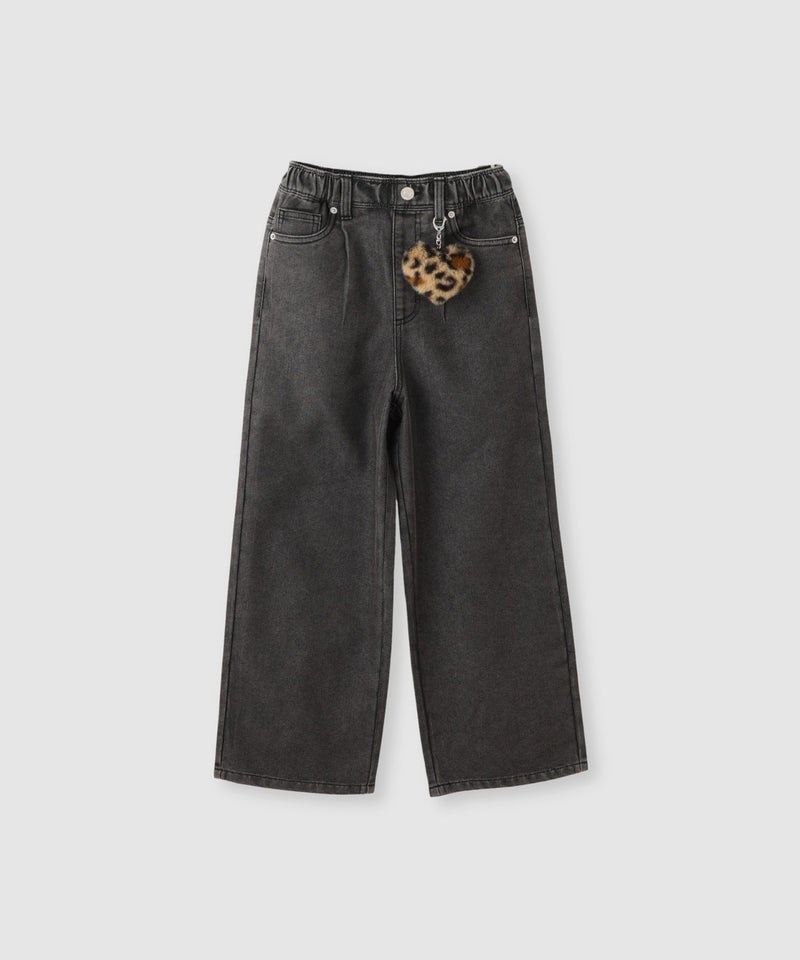 RICH MIX デニムワイドパンツ リベット キッズ商品画像-2