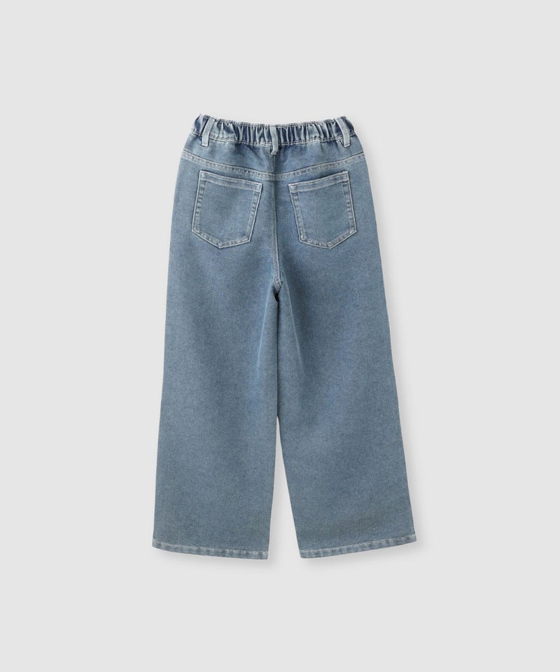 RICH MIX デニムワイドパンツ リベット キッズ商品画像-3