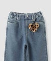 RICH MIX デニムワイドパンツ リベット キッズ商品サムネイル-4