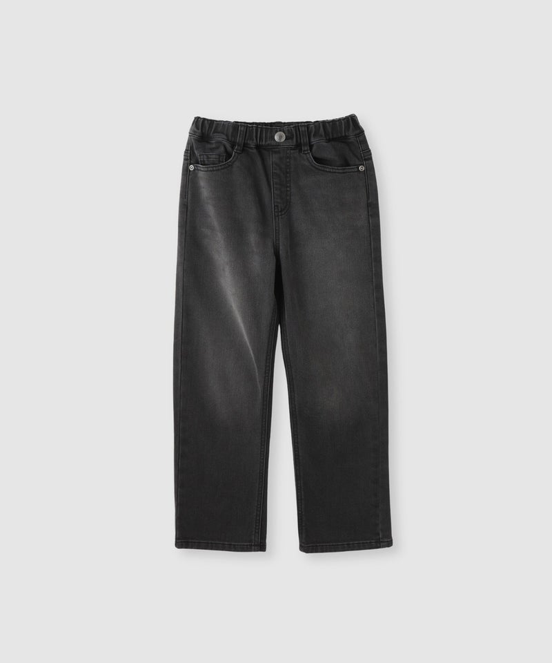 NAVY  MAC HEAT ストレッチ裏起毛デニムパンツストレート キッズ商品画像-1