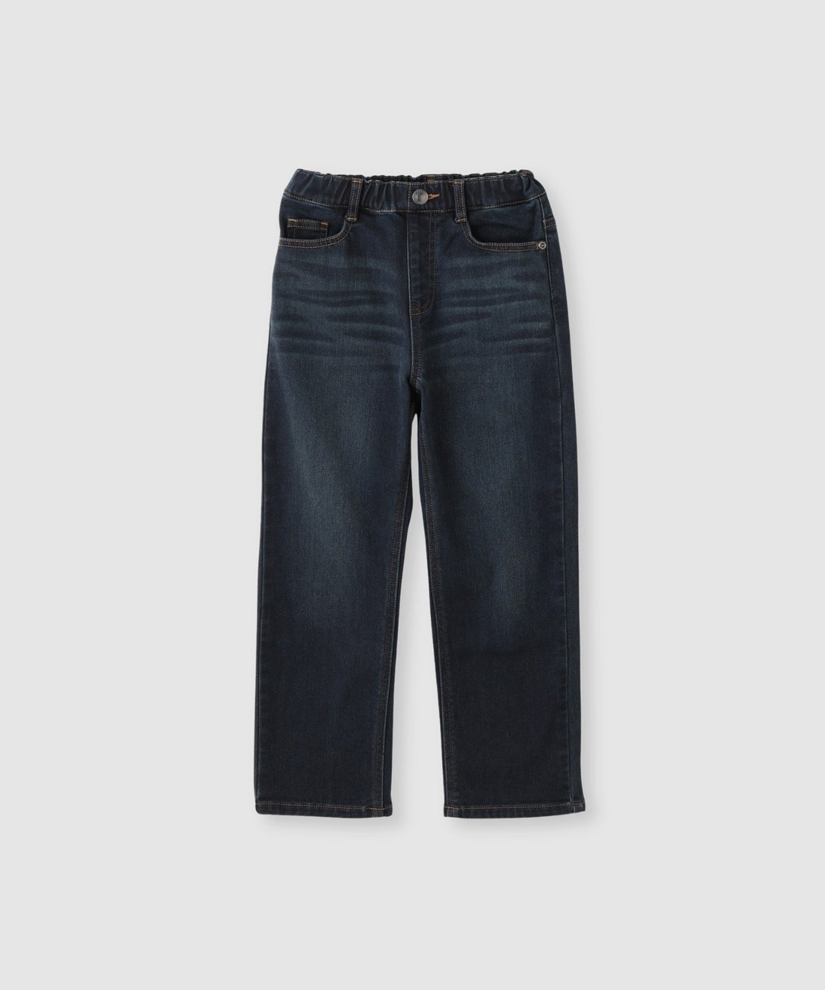 NAVY MAC HEAT ストレッチ裏起毛デニムパンツストレート キッズ
