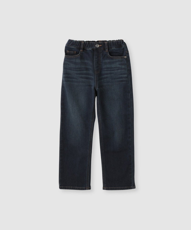 NAVY MAC HEAT ストレッチ裏起毛デニムパンツストレート キッズ商品画像-3