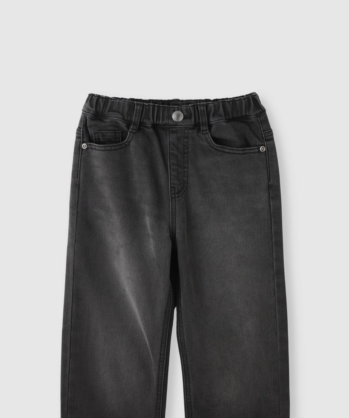 NAVY MAC HEAT ストレッチ裏起毛デニムパンツストレート キッズ
