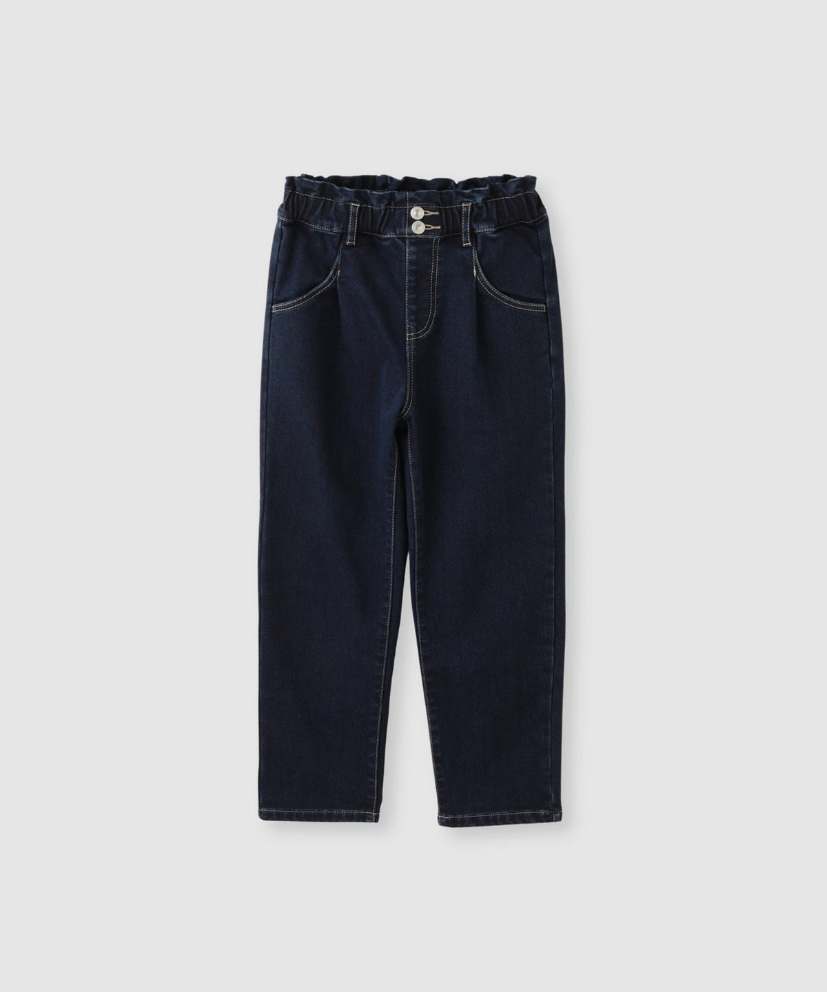 NAVY MAC HEAT ストレッチ裏起毛デニムパンツハイウエスト キッズ
