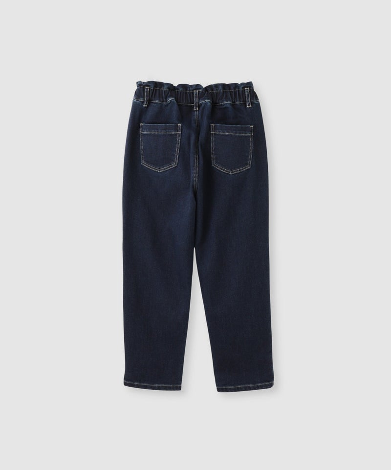 NAVY MAC HEAT ストレッチ裏起毛デニムパンツハイウエスト キッズ商品画像-4