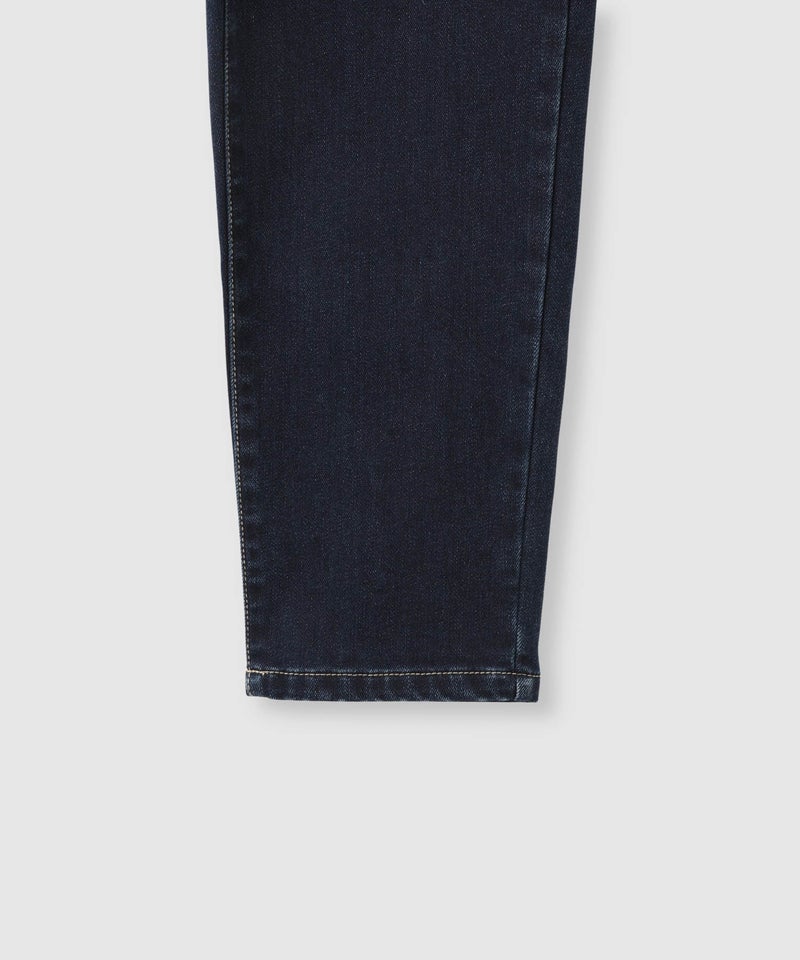 NAVY MAC HEAT ストレッチ裏起毛デニムパンツハイウエスト キッズ商品画像-6