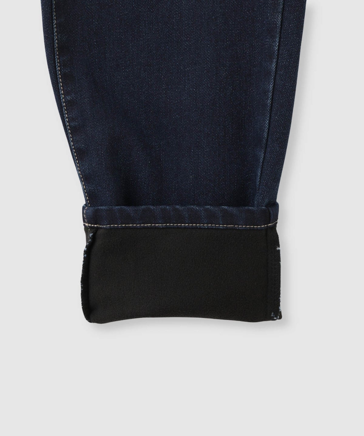 NAVY MAC HEAT ストレッチ裏起毛デニムパンツハイウエスト キッズ