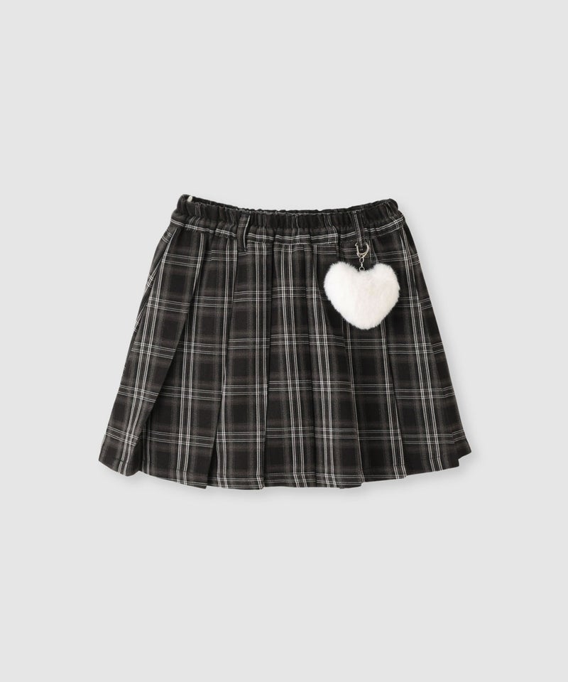 RICH MIX  チェック柄チャーム付きプリーツスカパン キッズ商品画像-2