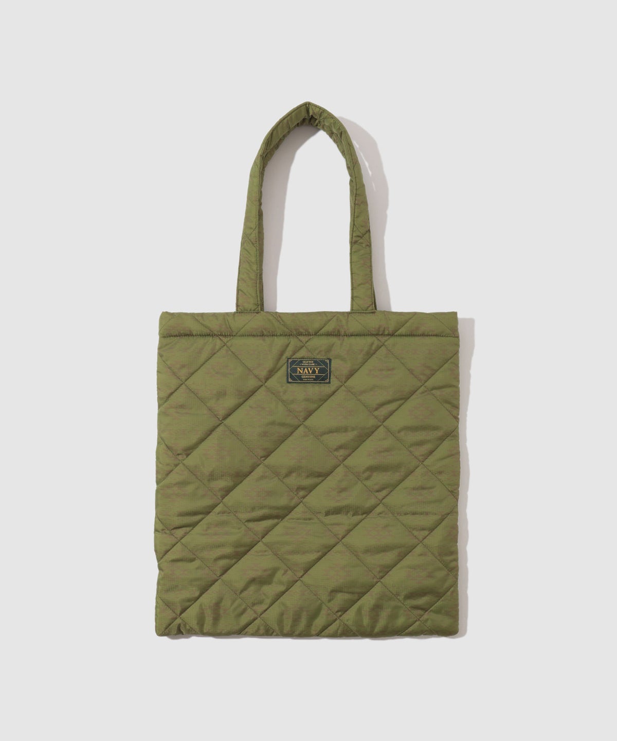NAVY キルトトートバッグ