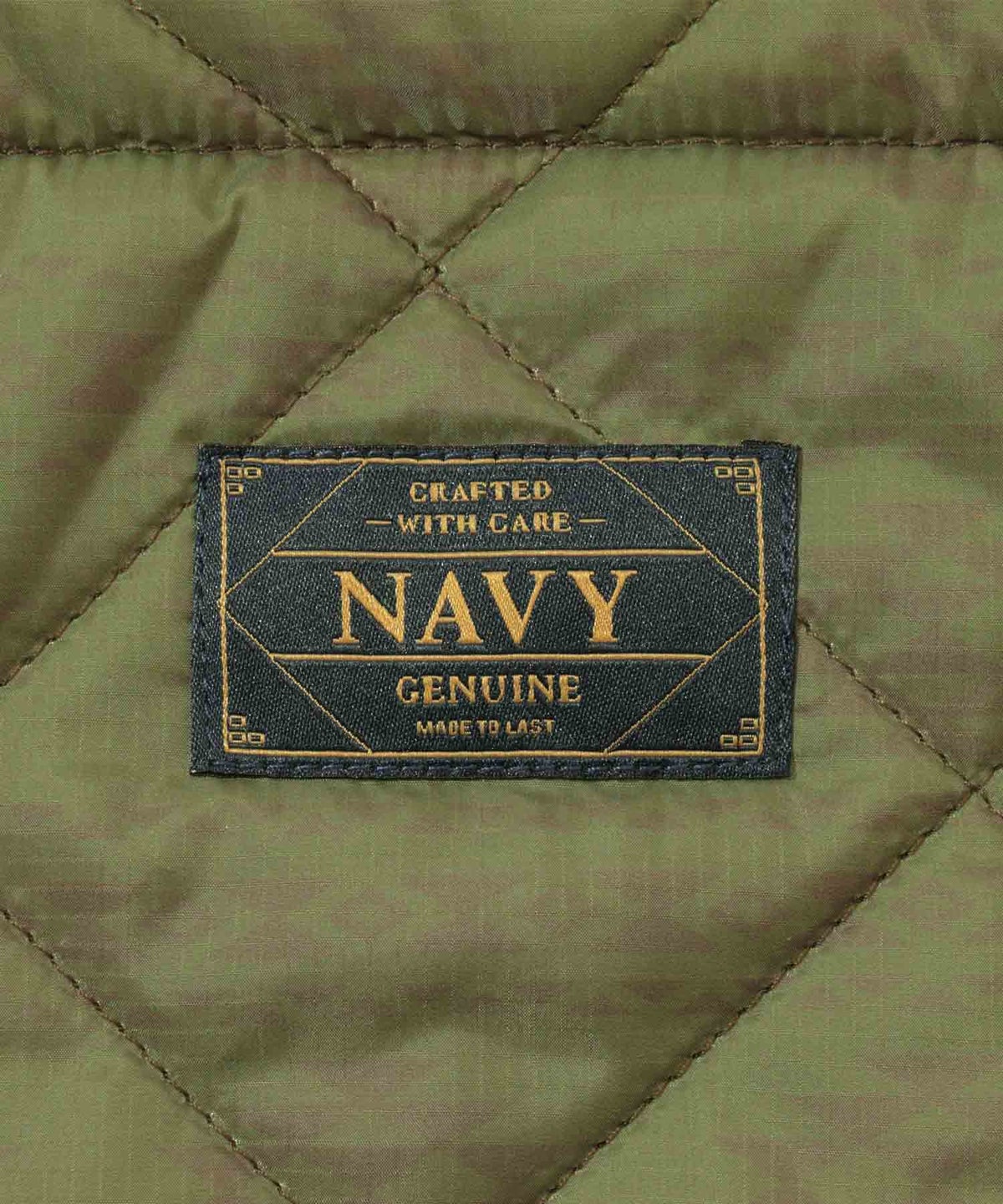 NAVY キルトトートバッグ