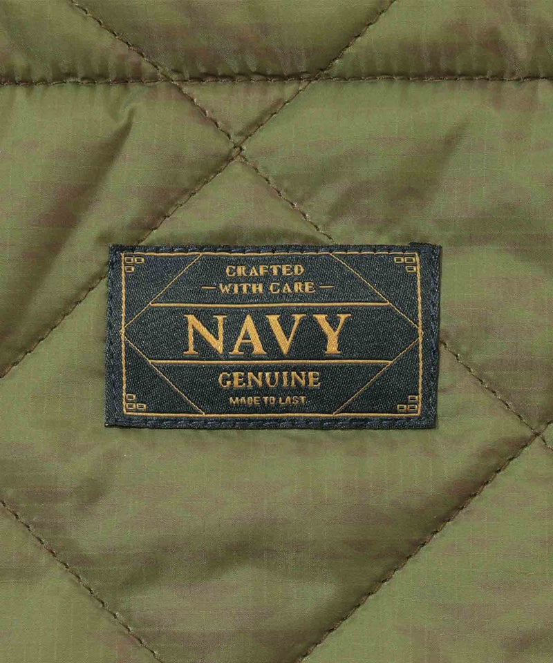 NAVY  キルトトートバッグ商品画像-5