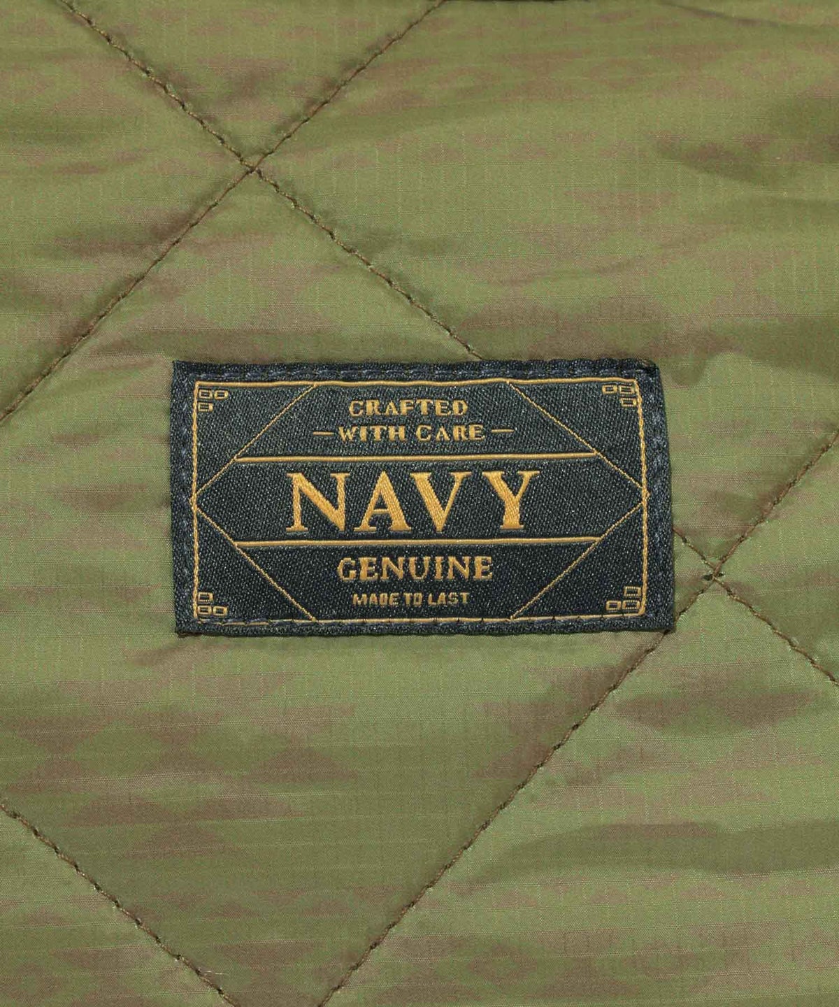 NAVY キルトマチ付きトートバッグ