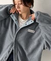 Classical Elf　《JaVaジャバコラボ》ゆったりボリュームシルエットで華奢見え◎ポップな色合いが目を惹く♪配色フリースブルゾン商品サムネイル-2