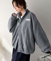 Classical Elf　《JaVaジャバコラボ》ゆったりボリュームシルエットで華奢見え◎ポップな色合いが目を惹く♪配色フリースブルゾン商品サムネイル-20