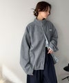 Classical Elf 《JaVaジャバコラボ》ゆったりボリュームシルエットで華奢見え◎ポップな色合いが目を惹く♪配色フリースブルゾン商品サムネイル-22