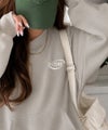 Classical Elf 《Javaジャバコラボ》一枚でサマになる。ワンポイント胸元刺繍裏起毛ラグランスウェット商品サムネイル-2