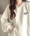 Classical Elf 《Javaジャバコラボ》一枚でサマになる。ワンポイント胸元刺繍裏起毛ラグランスウェット商品サムネイル-6
