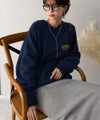 Classical Elf 《Javaジャバコラボ》一枚でサマになる。ワンポイント胸元刺繍裏起毛ラグランスウェット商品サムネイル-24