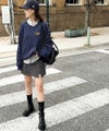 Classical Elf 《Javaジャバコラボ》一枚でサマになる。ワンポイント胸元刺繍裏起毛ラグランスウェット商品サムネイル-31