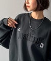 Classical Elf シンプルなのに一際映える。フラワー刺繍裏起毛スウェット商品サムネイル-2
