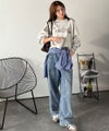 Classical Elf シンプルなのに一際映える。フラワー刺繍裏起毛スウェット商品サムネイル-14