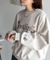 Classical Elf シンプルなのに一際映える。フラワー刺繍裏起毛スウェット商品サムネイル-20
