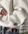 Classical Elf シンプルなのに一際映える。フラワー刺繍裏起毛スウェット商品サムネイル-39