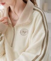 Classical Elf 《JaVa ジャバコラボ》旬なレトロスポーツ。刺繍フリースアノラックハーフジッププルオーバー商品サムネイル-10