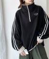 Classical Elf 《JaVa ジャバコラボ》旬なレトロスポーツ。刺繍フリースアノラックハーフジッププルオーバー商品サムネイル-13
