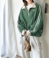 Classical Elf 《JaVa ジャバコラボ》旬なレトロスポーツ。刺繍フリースアノラックハーフジッププルオーバー商品サムネイル-35