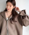 Classical Elf ふんわり、ゆったり、袖にキュン♪ダブルジップキャンディスリーブマシュマロダンボールパーカー商品サムネイル-16