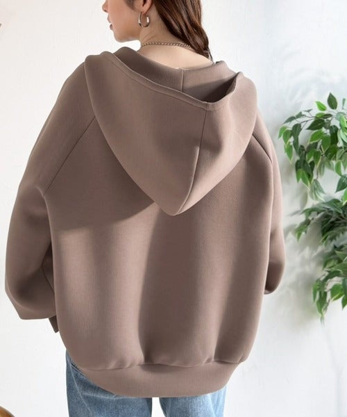 Classical Elf ふんわり、ゆったり、袖にキュン♪ダブルジップキャンディスリーブマシュマロダンボールパーカー商品画像-37
